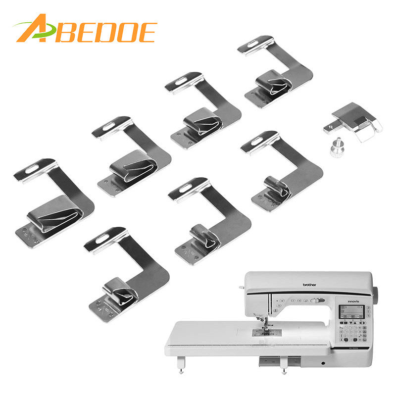 ABEDOE 8pcs Universal Sewing Machine Rolled Hammer Foot Presser Spare – Diy  Dreamland Inc