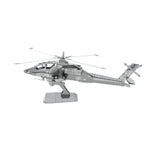Fascinations Metal Earth Boeing AH-64 Apache 3D DIY Steel Model Kit