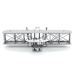 Fascinations Metal Earth Wright Brothers Airplane 3D DIY Steel Model Kit