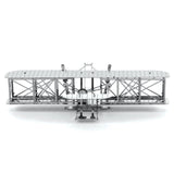 Fascinations Metal Earth Wright Brothers Airplane 3D DIY Steel Model Kit