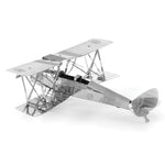 Fascinations Metal Earth De Havilland Tiger Moth 3D DIY Steel Model Kit