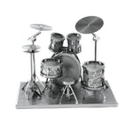 Fascinations Metal Earth Musical Instruments Drum Set 3D DIY Steel Model Kit