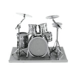 Fascinations Metal Earth Musical Instruments Drum Set 3D DIY Steel Model Kit