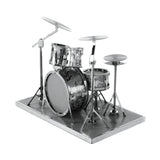 Fascinations Metal Earth Musical Instruments Drum Set 3D DIY Steel Model Kit