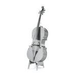 Fascinations Metal Earth Musical Instruments Bass Fiddle 3D DIY Steel Model Kit