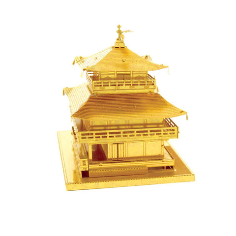 Fascinations Metal Earth Gold Kinkaku-Ji 3D DIY Steel Model Kit