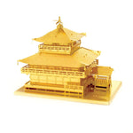 Fascinations Metal Earth Gold Kinkaku-Ji 3D DIY Steel Model Kit