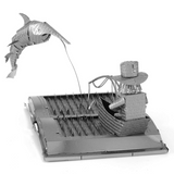 Fascinations Metal EarthThe Old Man And The Sea Book Sculpture 3D DIY Steel Model Kit