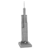 Fascinations Metal Earth Iconx Willis Tower 3D DIY Steel Model Kit