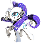 Fascinations Metal Earth: My Little Pony, Rarity 3D DIY Steel Model Kit