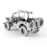 Fascinations Metal Earth Iconx Willys MB Jeep 3D DIY Steel Model Kit