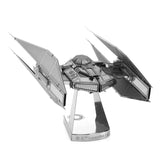 Fascinations Metal Earth Star Wars The Last Jedi Episode 8 Kylo Ren's TIE Silencer 3D DIY Steel Model Kit