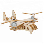 Wincent Solar Energy Series Solar Plane I 3D Wood Puzzle Model