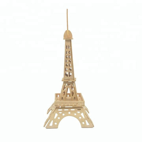 Wincent Landmarks Series Eiffel Tower 3D Wood Puzzle Model