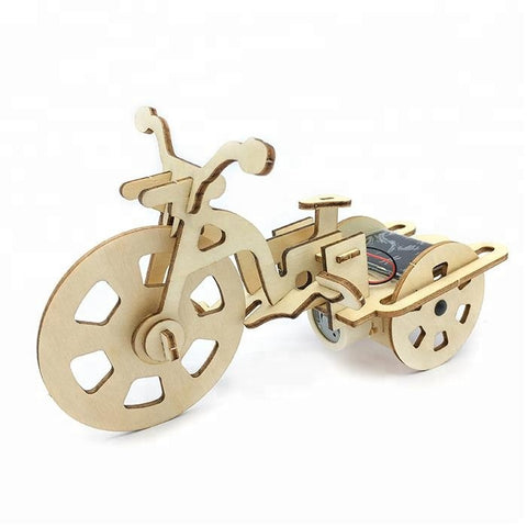 Wincent Solar Energy Series Solar Tricycle 3D Wood Puzzle Model