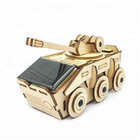 Wincent Solar Energy Series Solar Tank 3D Wood Puzzle Model