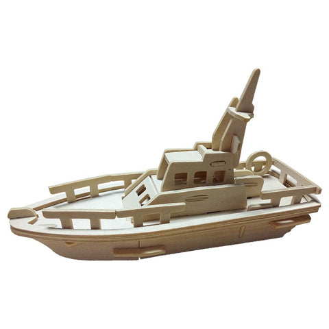 Wincent Transportation Series Lifeboat 3D Wood Puzzle Model