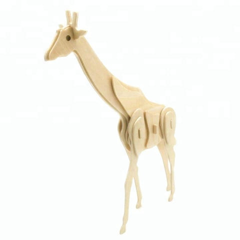 Wincent Africa Animal Series Giraffe 3D Wood Puzzle Model