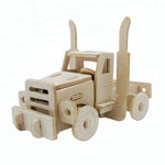 Wincent Transportation Series Trailer 3D Wood Puzzle Model