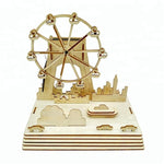 Wincent Solar Energy Series Solar Ferris Wheel 3D Wood Puzzle Model