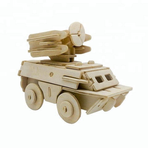 Wincent Transportation Series Armoured Car B 3D Wood Puzzle Model