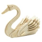 Wincent Wild Animal Series Swan 3D Wood Puzzle Model