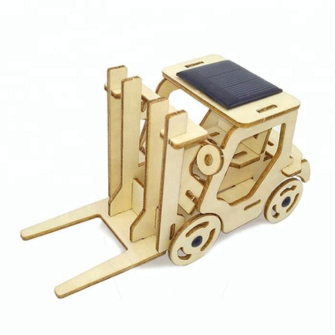 Wincent Solar Energy Series Solar Forklift 3D Wood Puzzle Model