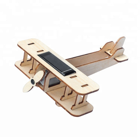 Wincent Solar Energy Series Solar Plane C 3D Wood Puzzle Model