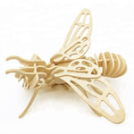 Wincent Insect Series Honeybee 3D Wood Puzzle Model