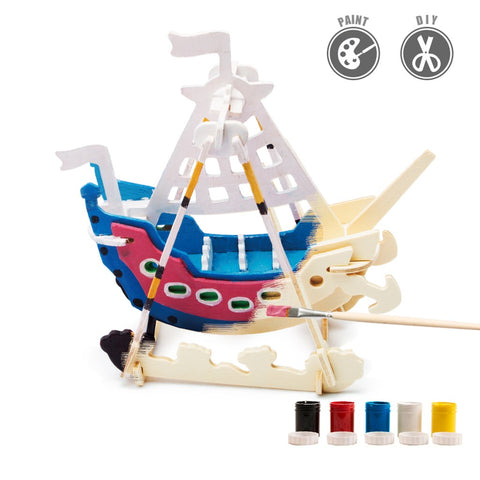 3D Painting Puzzle HC258 Swing Boat