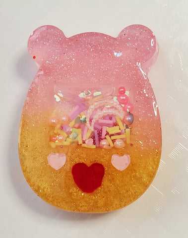 bear cute tamagochi  (resin shaker)