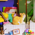 Lily's Porch DG11 DIY Miniature Dollhouse with Cat