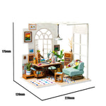 Robotime DIY Mini Dollhouse Building Model Home Decoration toys SOHO time DGM01