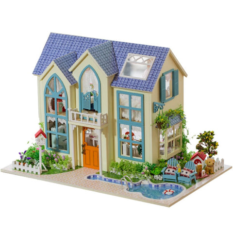 Hoomeda 13838 Victorian Cottage DIY Miniature Doll House