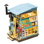 Robotime DIY Mini Dollhouse Building Model Home Decoration toys Wooden Hut DGM03