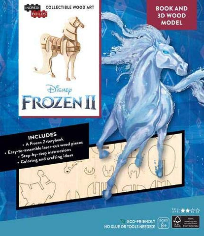 IncrediBuilds: Disney Frozen 2: Water Nokk Horse Book and 3D Wood Model