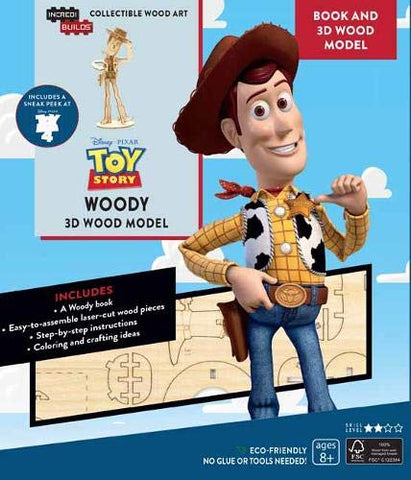 IncrediBuilds Toy Story: Woody Book and 3D Wood Model
