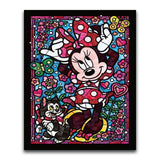 5D DIY Diamond Painting STAR003(L) Minnie Mouse Diamond embroidery Cross stitch Cartoon