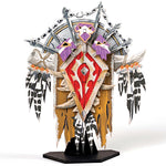 IncrediBuilds World of Warcraft Horde 3D Wood Model and Poster