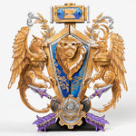 IncrediBuilds World of Warcraft Alliance 3D Wood Model and Poster