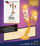 IncrediBuilds Disney Beauty and the Beast Lumiere 3D Wood Model and Book