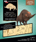 IncrediBuilds Fantastic Beast and Where to Find Them Erumpent 3D Wood Model and Book