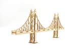IncrediBuilds Monument Collection San Francisco Golden Gate Bridge 3D Wood Model and Mini-Book