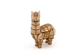 IncrediBuilds Animal Collection Alpaca 3D Wood Model and Booklet