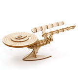IncrediBuilds Star Trek U.S.S. Enterprise Book and 3D Wood Model