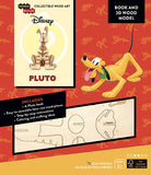 IncrediBuilds Disney Pluto Book and 3D Wood Model