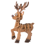 IncrediBuilds Holiday Collection Reindeer 3D Wood Model