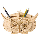 Modern 3D Wooden Puzzle-Non Animals TG405 Owl Box