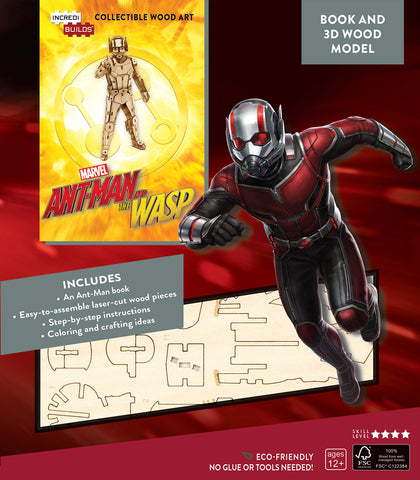 IncrediBuilds: Marvel: Ant-Man and the Wasp Book and 3D Wood Model