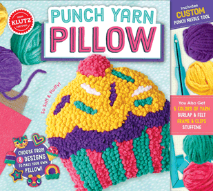 Klutz Punch Yarn Pillow